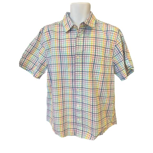 Daddy and Me Dress Shirt SZ Large Multicolor Pastels - Picture 1 of 4